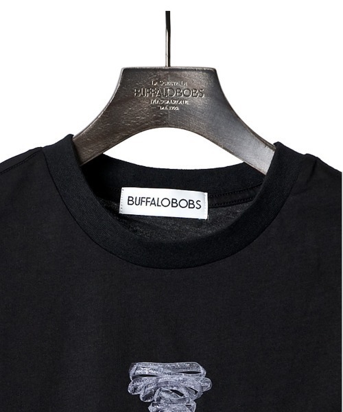 「BUFFALO BOBS」 半袖Tシャツ 1-2 イエロー メンズ_画像4