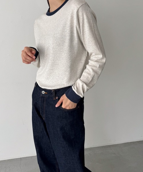 「CANAL JEAN」 「harmonie」長袖カットソー ONE SIZE ナチュラル レディース_画像8