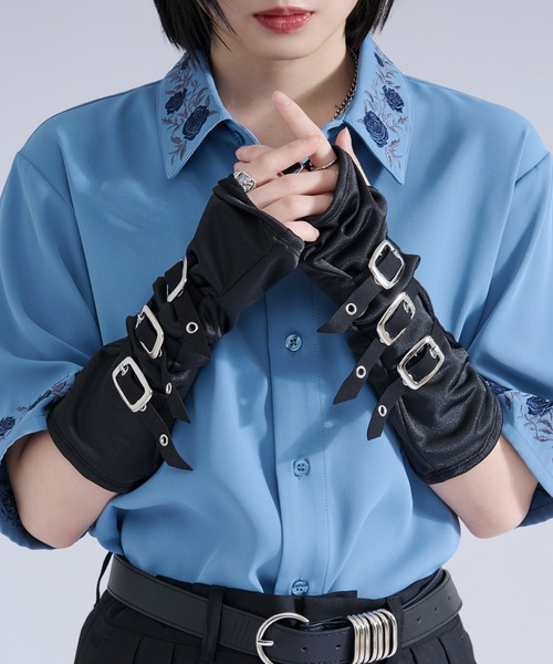 Ellno Loset（エルノロゼット） アームカバー belt design armwarmer
