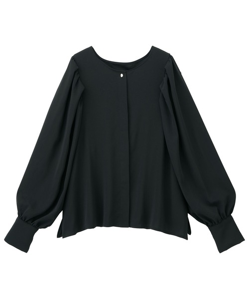 「RANAN」 長袖ブラウス M ブルー レディース_画像4