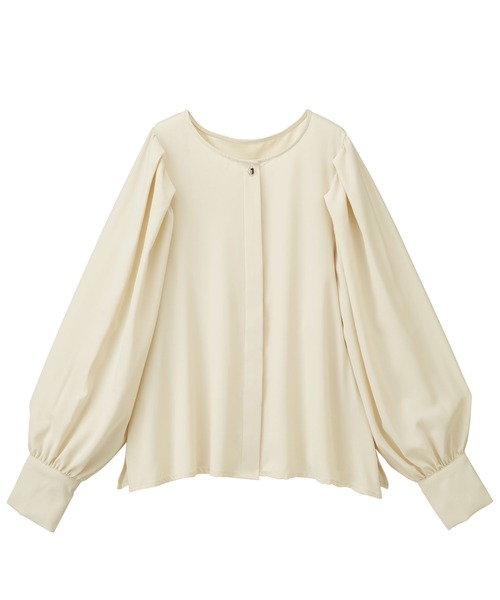 「RANAN」 長袖ブラウス M ブルー レディース_画像9