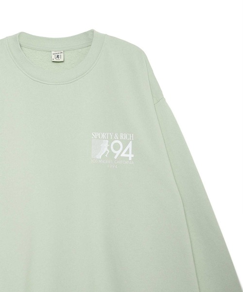 「SPORTY&RICH」 スウェットカットソー L オリーブ レディース_画像3