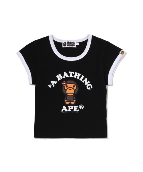 A BATHING APE（アベイシングエイプ） tシャツ 半袖 BABY LISA COLLEGE
