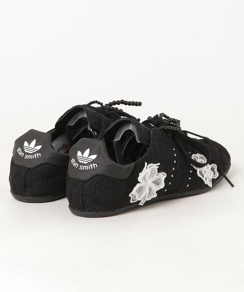 「atmos」 STAN SMITH ローカットスニーカー「adidasコラボ」 24cm ブラック レディース_画像2