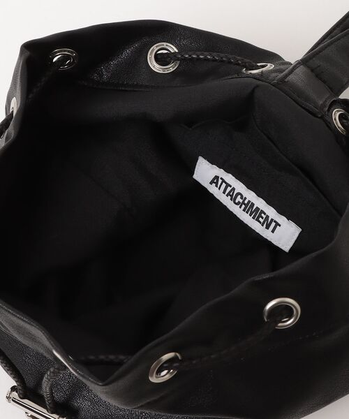 「ATTACHMENT」 ハンドバッグ ONE SIZE ブラック メンズ_画像4