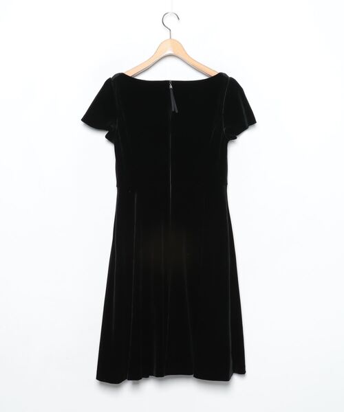 美品　FOXEY NEW YORK 半袖 ワンピース フォーマル ブラック 40 FOXEY NEW YORK 「FOXEY YORK」 半袖ワンピース 40 ブラック