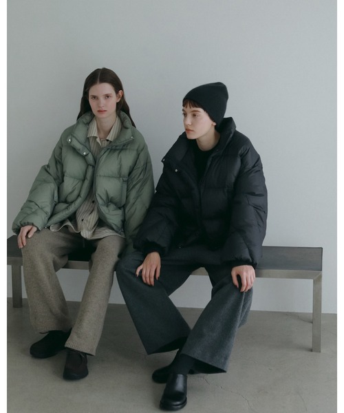 anuke（アンヌーク） ダウンコート ダウンジャケット Standcollar Down