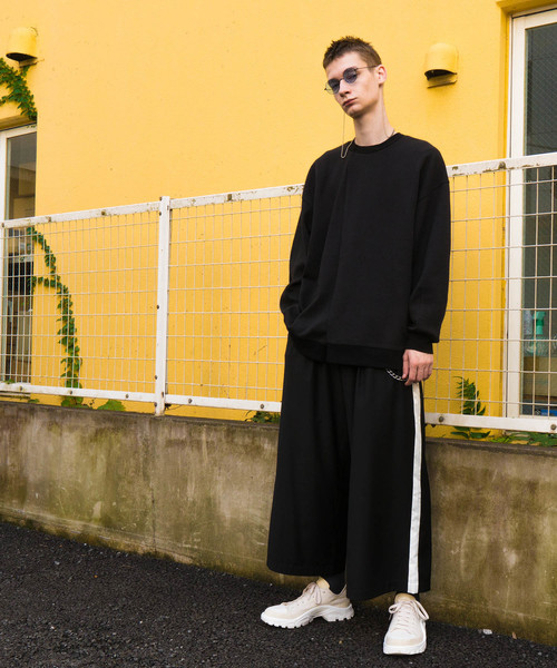 DETAILS（ディテールズ） パンツ DETAILS/TRサイドラインワイドパンツ