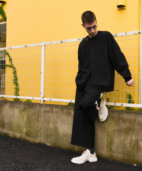DETAILS パンツ DETAILS/TRサイドラインワイドパンツ メンズ