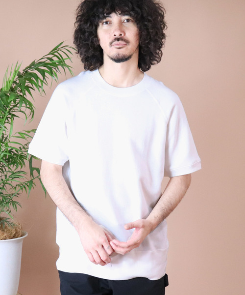 トンプキンス スウェットクルーネック半袖｜Healthknit