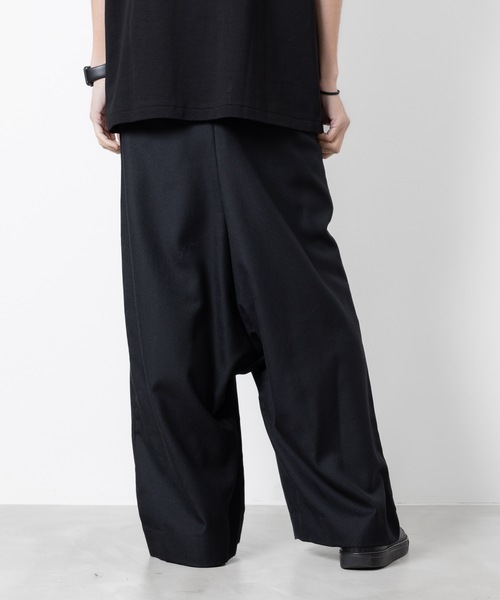 パンツ CHIEKO+ sarrouel pants / black 38 ATO ジーンズ STRETCH DENIM SARROUEL PANTS メンズ : ZOZOTOWN