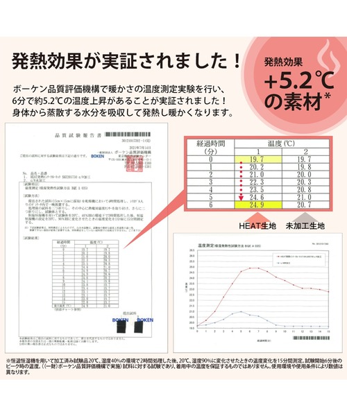 レディース ＨＥＡＴ 発熱インナー深あきインナー  寒い日に嬉しいあったかインナー｜zozo｜08