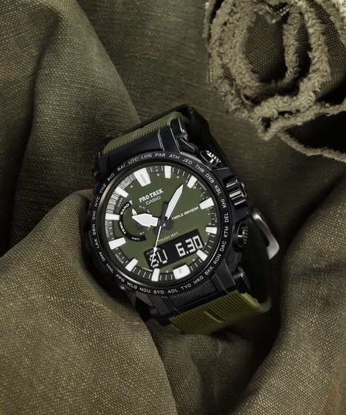 PROTREK Climber line ソーラ一電波　PRW-61Y-3JF プロトレック クライマーライン PRW-61Y-3JFメンズ 電波ソーラー