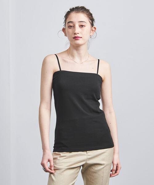 キャミソール <UNITED ARROWS>C/PU ベアトップ キャミソール W