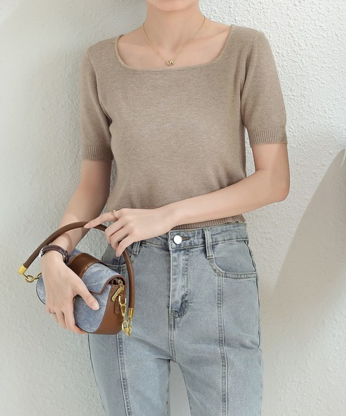 MAISON DE THERESE（メゾン ド テレーズ） tシャツ 半袖 スクエア