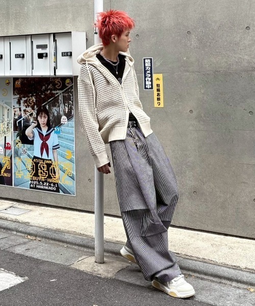【入手困難】FINAL 　メッシュ　パーカー XU パーカー 「Never mind the XU」mesh zip hoodie / 「ネバー
