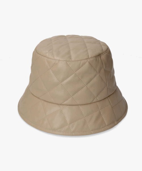 Chapeau d' O（シャポードオー） 帽子 ハット Fake Leather Quilt