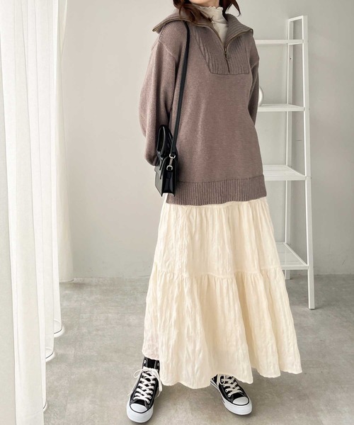 美品✨DIESEL GR-Uniforma ハーフジップ ニット イタリア製 12ゲージミラノリブハーフジップニット（ニット/セーター