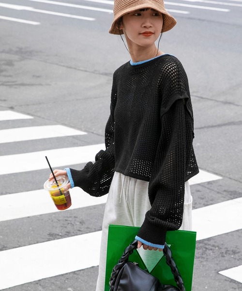 forksy.（フォルクシー） カーディガン 「forksy.」2WAYクロップド