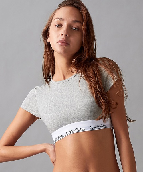 ジェニー着用商品　カルバンクライン　ブラトップ　Tシャツブラレット　ホワイト ジェニー着用【Calvin Klein】Tシャツブラレット 送料無料