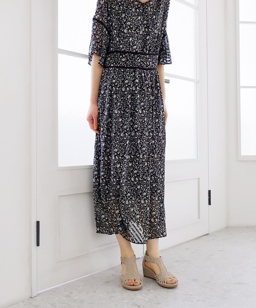 MODE KAORI（モードカオリ） サンダル 「本革」メッシュウェッジ