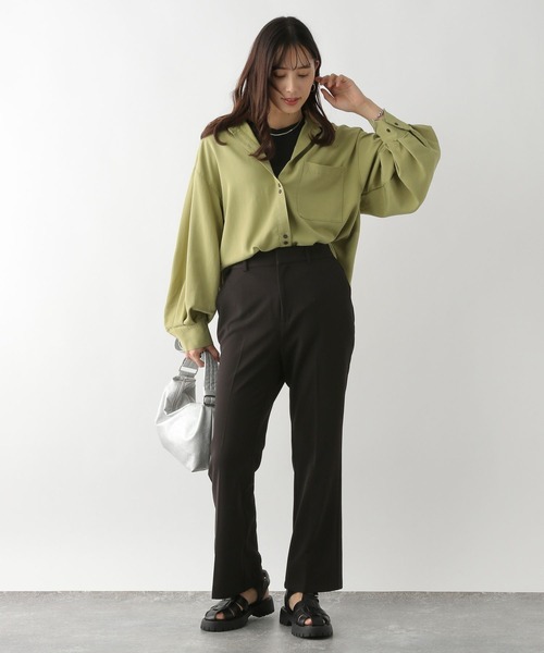 I様ご確認用です GLOBAL WORK シャツ ブラウス イージーケアオーバーシャツ