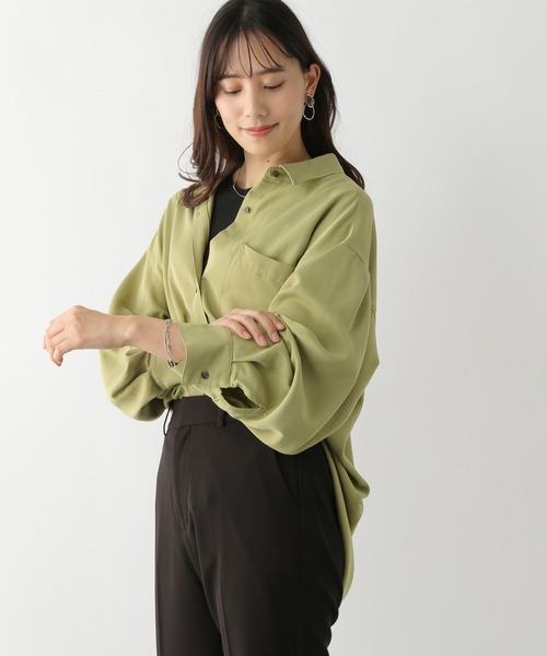 シャツ ブラウス イージーケアオーバーシャツ/183384 レディース | GLOBAL WORK | 13