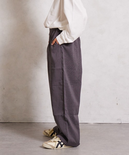 パンツ mmm. PAIRMANON STREET パンツ ワイド センターステッチ スラックス