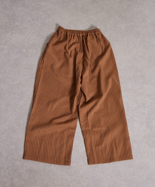 パンツ momomama PAIRMANON STREET パンツ ワイド センターステッチ スラックス