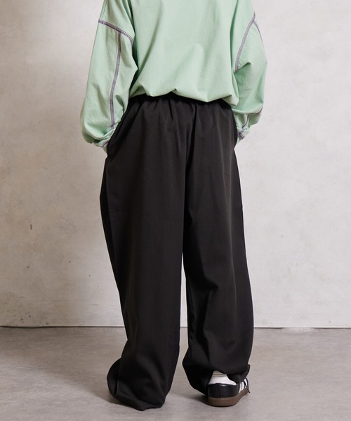 PAIRMANON STREET パンツ ワイド センターステッチ スラックス