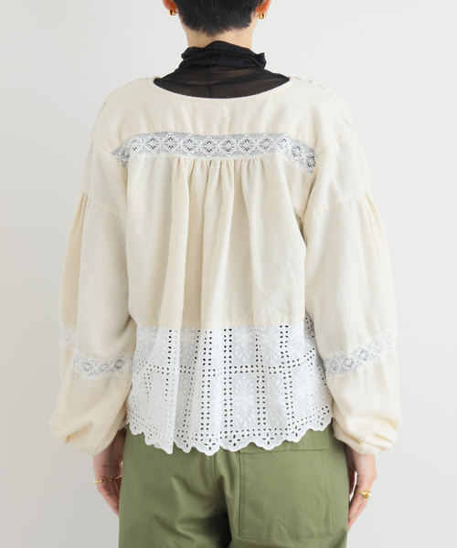 violet room バイオレットルーム　ブラウス IENA LA BOUCLE シャツ ブラウス 「VIOLETTE ROOM /バイオレット