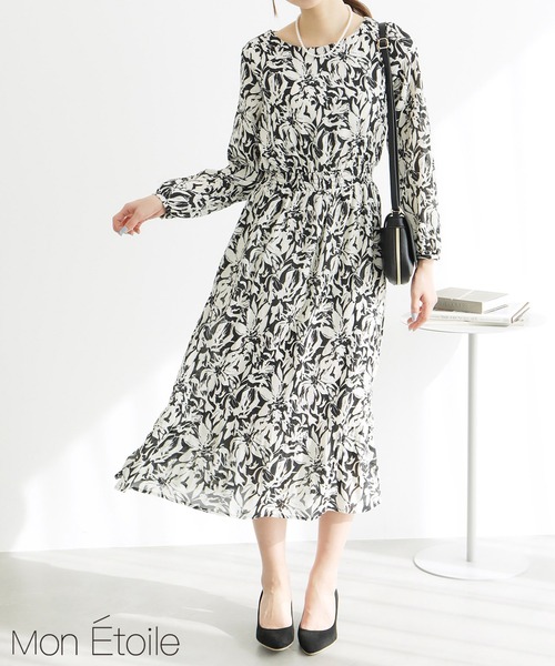 更に値下げ！Toile floral perle one-piece