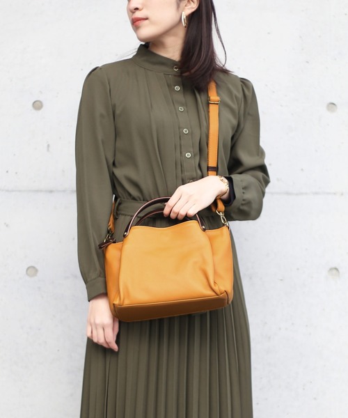 HALEINE 斜めがけ 2WAY ショルダーバッグ （トープ） HALEINE ショルダーバッグ バッグ 「HALEINE」 斜めがけ2WAY