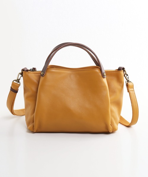 HALEINE 斜めがけ 2WAY ショルダーバッグ （トープ） HALEINE ショルダーバッグ バッグ 「HALEINE」 斜めがけ2WAY
