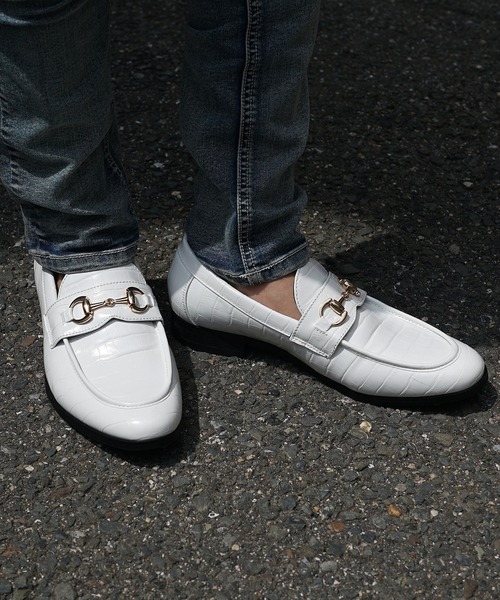 SOMEDIFF（サムディフ） ローファー 「SOMEDIFF」クロコローファー