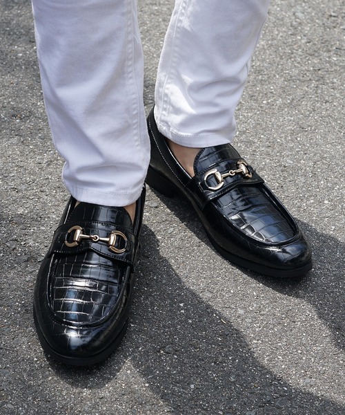 SOMEDIFF（サムディフ） ローファー 「SOMEDIFF」クロコローファー