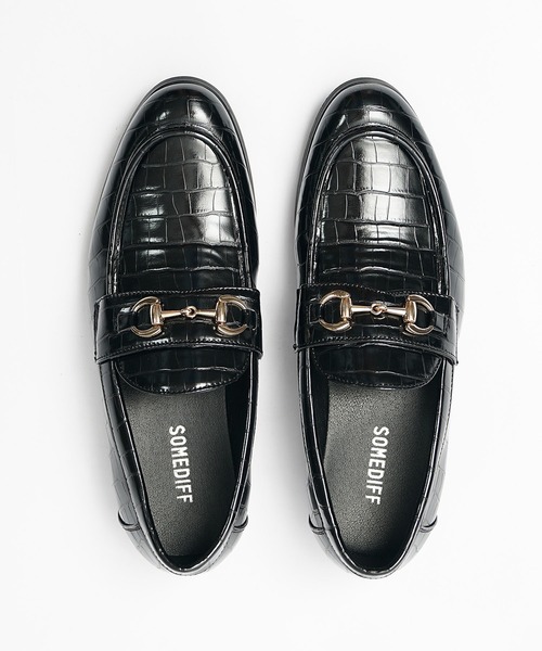 SOMEDIFF（サムディフ） ローファー 「SOMEDIFF」クロコローファー