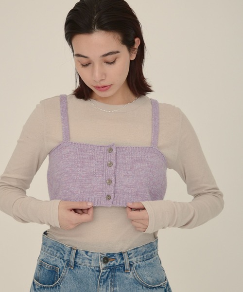 tシャツ 「eL」Sheer Fit Pullover LS/108186 レディース