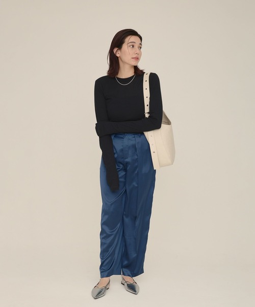tシャツ 「eL」Sheer Fit Pullover LS/108186 レディース