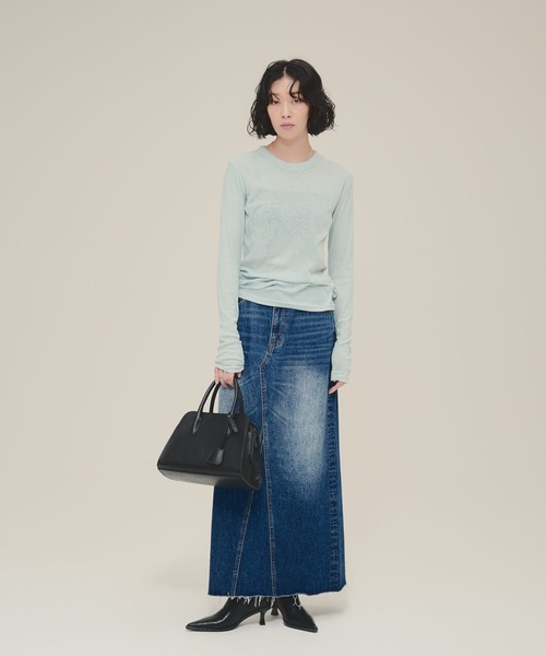 tシャツ 「eL」Sheer Fit Pullover LS/108186 レディース