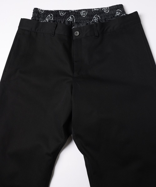 amok（アモク） チノパン LOGO LINING DOCKING PANTS メンズ