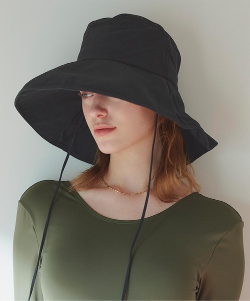 kozue × Donoban 　新品　撥水トリプルリボンハット SEA DRESS（シードレス） 帽子 ハット 撥水ナローリボンハット