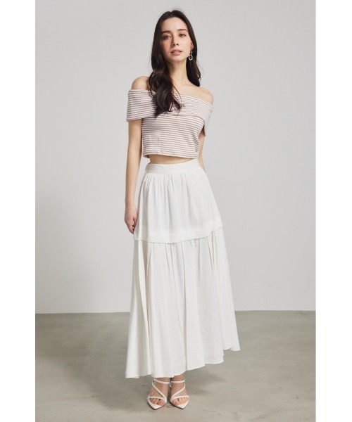 rienda（リエンダ） スカート バックスリットフレアスカート