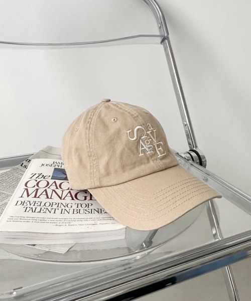 CLEA キャップ 帽子 savage ロゴ刺繍 カラーキャップ レディース