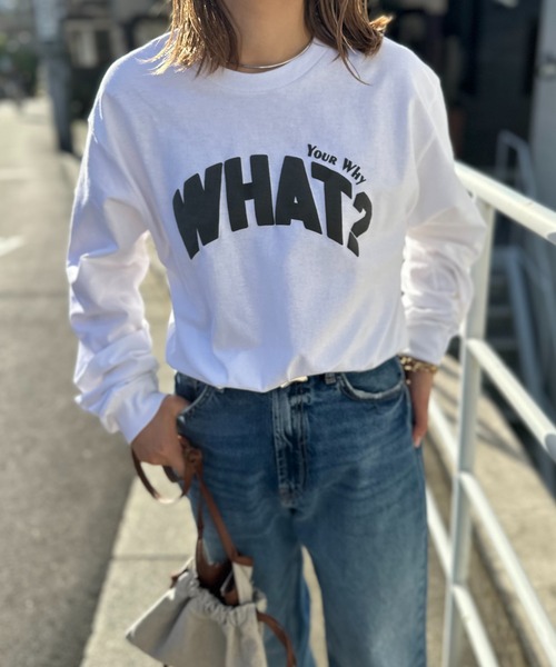 mi via loca tシャツ GILDAN 発泡プリント WHAT?ロゴロンT「PT