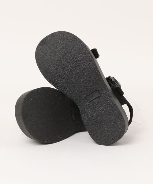 shoes365 サンダル 「shoes365」ダブルバックル厚底スポーツサンダル