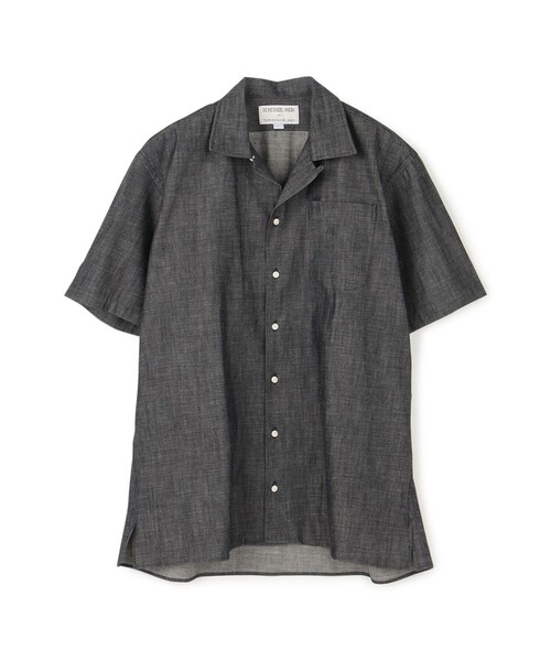 シャツ ブラウス メンズ 「別注」INDIVIDUALIZED SHIRTS コットンシャンブレー キャンプカラーシャツ｜zozo