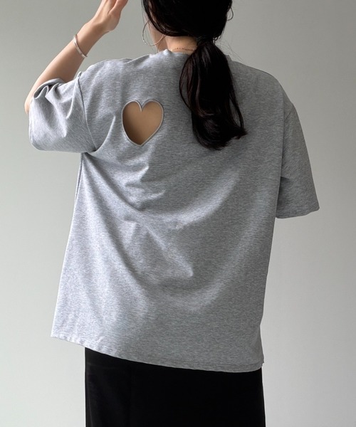 wee9s（ウィークス） tシャツ 半袖 heart hole tee / ハートホール