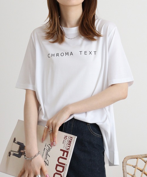 tシャツ EGLANTINE シンプルロゴＴシャツ レディース