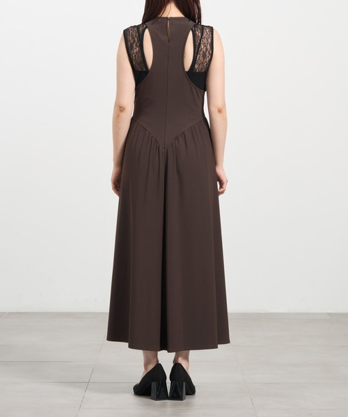 fetico ミニドレス FETICO(フェティコ)のLACE KNIT MINI DRESS(ドレス)の通販